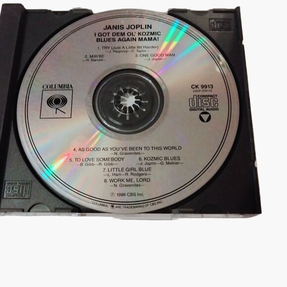 Janis Joplin I Got Dem Ol Kozmic Blues Again Mama CD Album - Picture 4 of 6